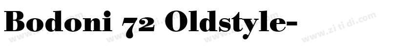 Bodoni 72 Oldstyle字体转换 Bodoni 72 Oldstyle字体转换